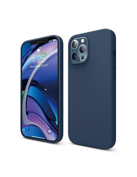 Helmet Case Liquid Silicone iPhone 12 Pro Max, Blue