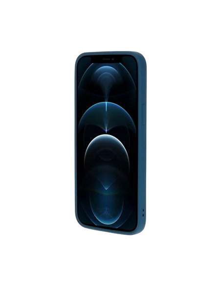 Helmet Case Liquid Silicone iPhone 12 Pro, Blue
