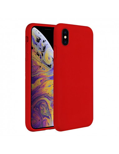 Helmet Case Liquid Silicone iPhone Xs Max, Red