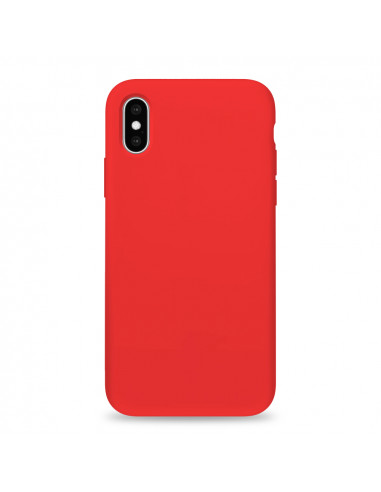 Helmet Case Liquid Silicone iPhone Xs Max, Red