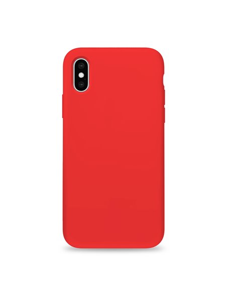 Helmet Case Liquid Silicone iPhone Xs Max, Red