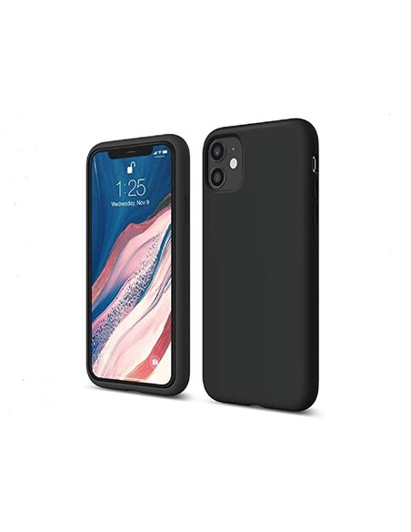 Helmet Case Liquid Silicone iPhone 11, Black