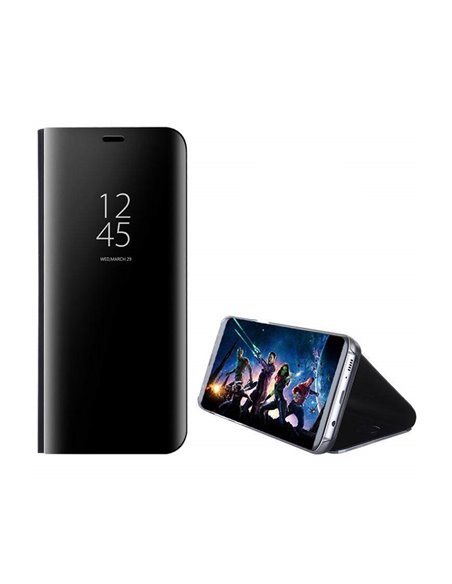 Helmet Case Mirror Flip Xiaomi Mi A2 Lite, Black