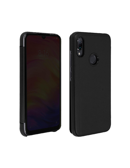 Helmet Case Mirror Flip Xiaomi Redmi 7, Black