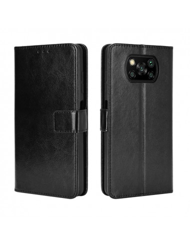 Helmet Case Shell Flip Xiaomi Poco X3, Black
