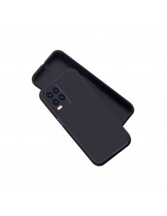 Helmet Case Liquid Silicon Realme 8, Black 2