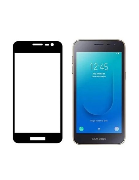 Helmet Diamond Glass 4D Samsung J2 Core, Black