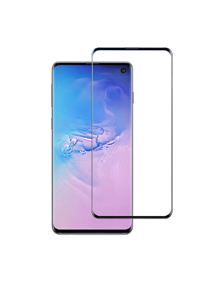 Helmet Diamond Glass 4D Samsung S10, Black (non Fingerprint)