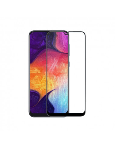 Helmet Diamond Glass 4D Samsung A20, Black