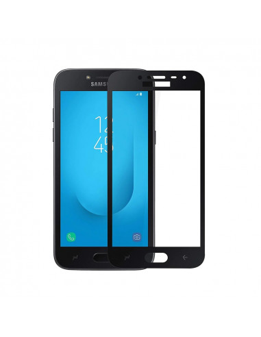 Helmet Diamond Glass 4D Samsung J2 (2018), Black