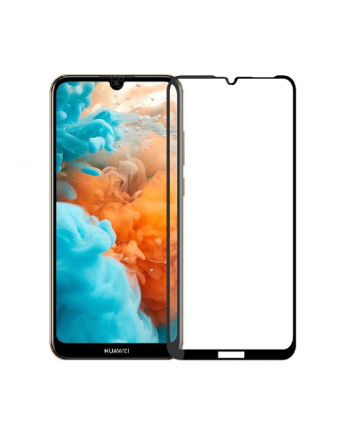 Helmet Diamond Glass 4D Huawei Y5 (2019), Black