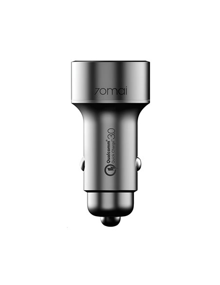 70mai Car Charger 2xUSB QC3.0 2.4A/1A, Silver 70mai Car Charger 2xUSB QC3.0 2.4A/1A, Silver
