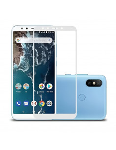 Helmet Diamond Glass 4D Xiaomi MI A2 (MI 6X), White 2