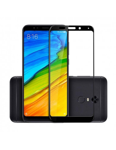 Helmet Glass Full Coverage 2.5D Frame Xiaomi Redmi 5, Black