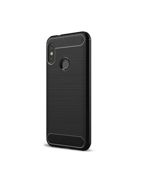Helmet Case Carbon Xiaomi Mi A2 Lite, Black