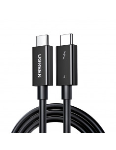 UGREEN Cable Type-C to Type-C Thunderbolt 4, 40Gbps, 0.8m US501, Black