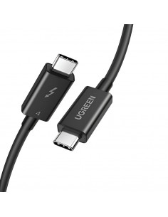 UGREEN Cable Type-C to Type-C Thunderbolt 4, 40Gbps, 0.8m US501, Black 2