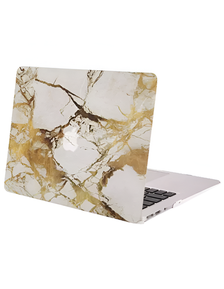 Helmet Hardshell for Macbook Pro 13" (2016/2017), Marble Gold