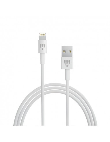 Helmet Cable USB to Lightning Basic 2.1A 1m, White