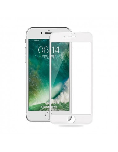 Helmet Diamond Glass 4D iPhone 7/8/SE, White