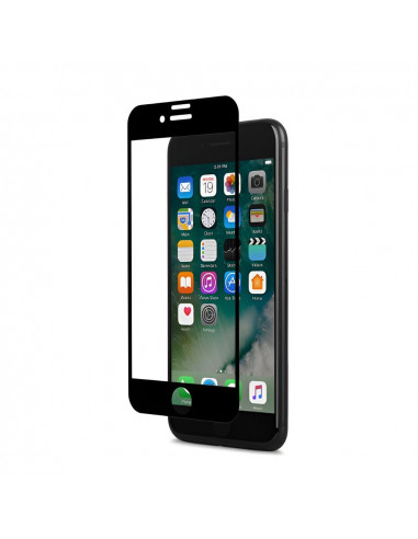 Helmet Diamond Glass 4D iPhone 7/8/SE, Black