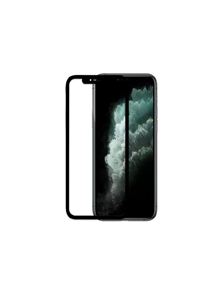 Helmet Diamond Glass 4D Frame iPhone 11 Pro/X/Xs, Black (V2)