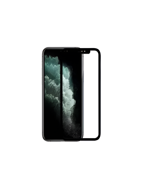 Helmet Diamond Glass 4D Frame iPhone 11 Pro/X/Xs, Black (V2)