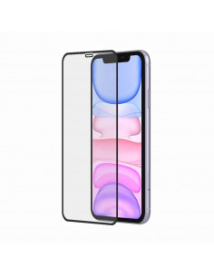 Helmet Diamond Glass 4D iPhone 11, Black Frame 2