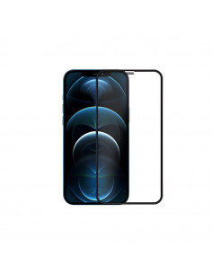 Helmet Diamond Glass 4D Frame iPhone 12 Pro Max, Black