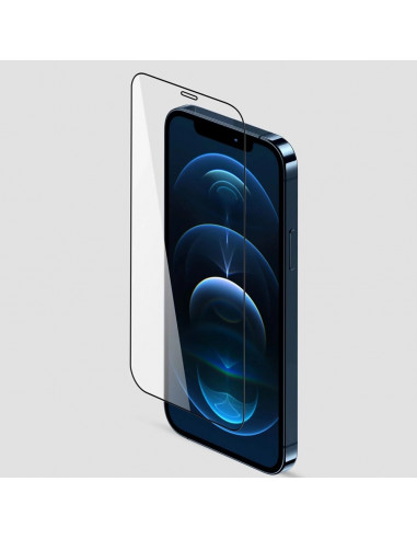 Helmet Diamond Glass 5D iPhone 12/12 Pro, Black