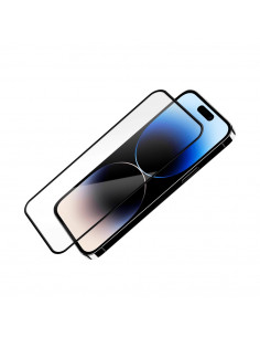 Helmet Diamond Glass 5D iPhone 14 Pro, Black 2