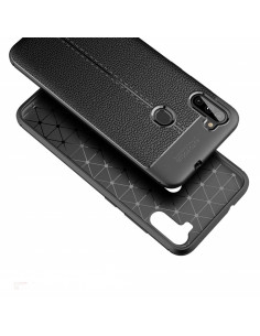 Helmet Case Leather Texture Samsung A11, Black 2
