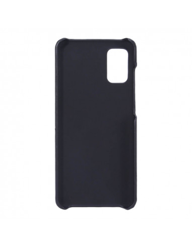 Helmet Case with Pocket Leather Samsung A41, Black