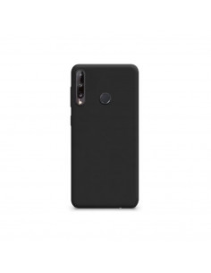 Helmet Case Liquid Silicone Huawei P40 Lite E, Black