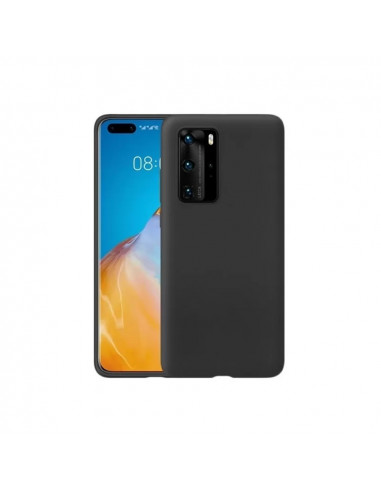 Helmet Case Liquid Silicone Huawei P40, Black