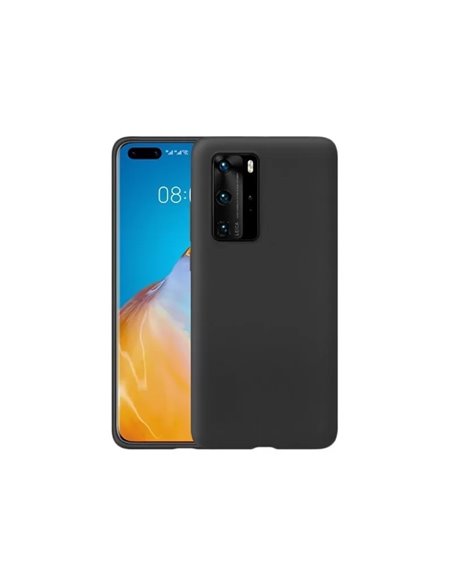 Helmet Case Liquid Silicone Huawei P40, Black