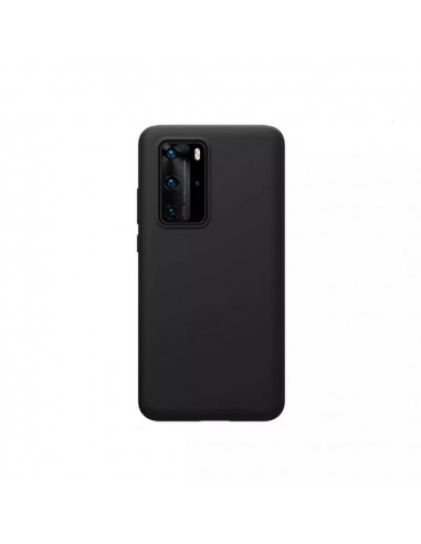 Helmet Case Liquid Silicone Huawei P40, Black
