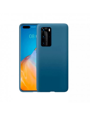 Helmet Case Liquid Silicone Huawei P40, Blue