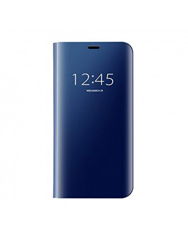 Helmet Case Mirror Flip Xiaomi Redmi 7, Dark Blue