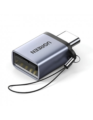 UGREEN Adapter OTG Type-C 3.1 to USB-A 3.0, up to 5Gbps US270, Space Gray