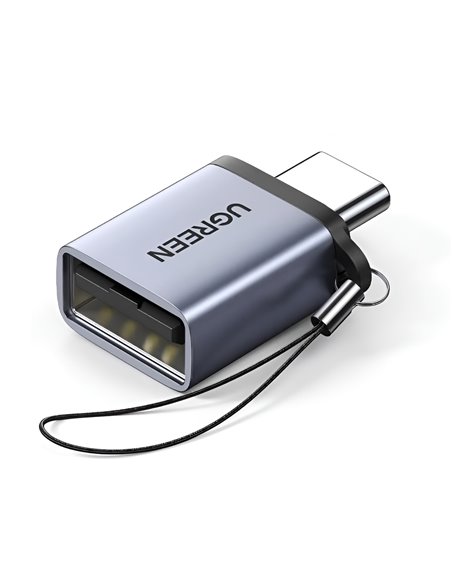 UGREEN Adapter OTG Type-C 3.1 to USB-A 3.0, up to 5Gbps US270, Space Gray