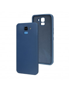 Helmet Case TPU Suede Samsung J6 (2018), Dark Blue 2