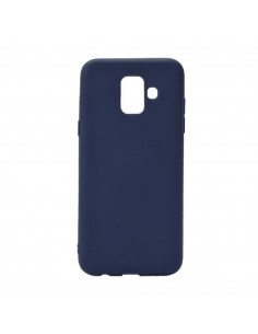 Helmet Case TPU Suede Samsung A6 (2018), Dark Blue