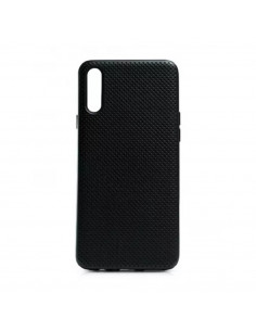 Helmet Case Liquid Silicone Grid Samsung A50S, Black