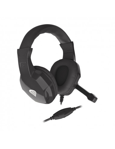 Genesis Headset Argon 100, Stereo, Black