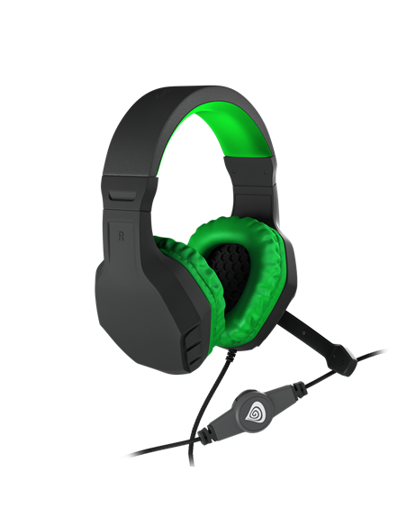 Genesis Headset Argon 200, Stereo, Green