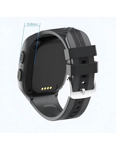 Helmet Smart Kids Watch 4G-LT31, Black