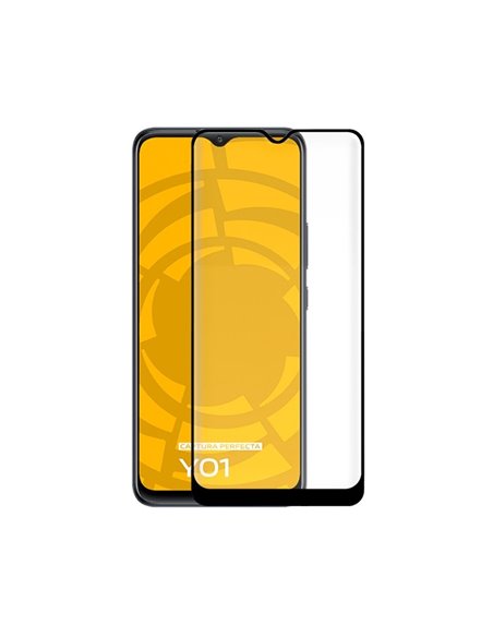 Helmet Diamond Glass 4D Vivo Y01, Black