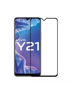 Helmet Diamond Glass 4D Vivo Y21, Black