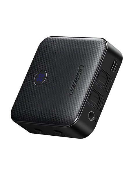 UGREEN Adapter Audio Transmitter + Receiver Bluetooth V5.0, Battery 200mAh, up to 10hours CM144, Black